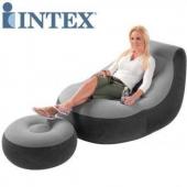 INFLATABLE SOFA WITH FOOTREST SET INTEX 68564